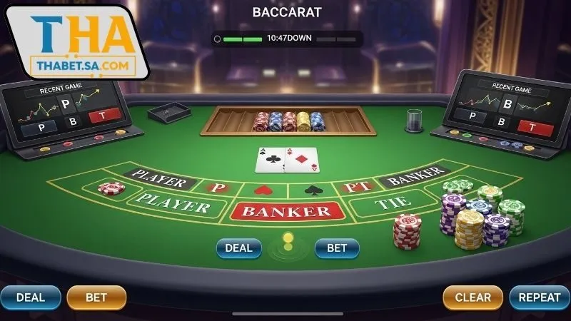 Các hình thức game bài Baccarat online phổ biến